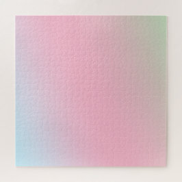 モダンカラフルグラディエント水色レインボー ジグソーパズル