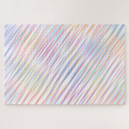 モダンカラフルグラディエント水色レインボー ジグソーパズル