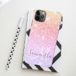 モダンカラフルグリッター名パーソナライズされた iPhone 11Pro MAXケース<br><div class="desc">モダンカラフルグリッター名パーソナライズされた</div>