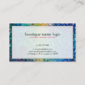 モダンカラフルグリッター 名刺 (裏面)