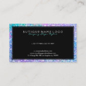 モダンカラフルグリッター 名刺 (裏面)