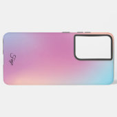 モダンカラフルシンプル銀河系海 SAMSUNG GALAXYケース (左側面)