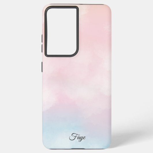 モダンカラフルシンプル銀河系海 SAMSUNG GALAXYケース (裏面)