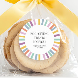 モダンカラフルシンプルKids Easter Party Favor ラウンドシール