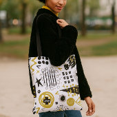 モダンカラフルスタイリッシュ抽象芸術 トートバッグ