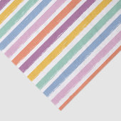 モダンカラフルストライプのシンプルCUTE EASTERホリデイ 薄葉紙 (詳細)