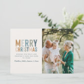 モダンカラフルタイポグラフィ シーズンカード (スタンド正面)