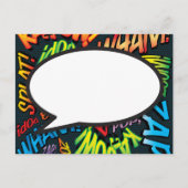 モダンカラフルタイポグラフィ 案内ポストカード (裏面)