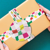 モダンカラフルタータンチェック サテンリボン