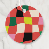 モダンカラフルタータンチェック フェイバータグ (裏面)