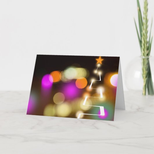 モダンカラフルツリー シーズンカード (正面)