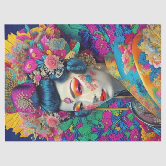 モダンカラフルティッシュペーパー 薄葉紙 (正面)