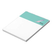 モダンカラフルティール（緑がかった色） ノートパッド (回転)