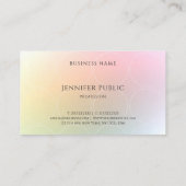 モダンカラフルテンプレートエレガントデザイントレンディー 名刺 (裏面)