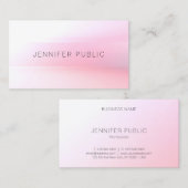 モダンカラフルテンプレートエレガントデザイントレンディー 名刺 (正面/裏面)