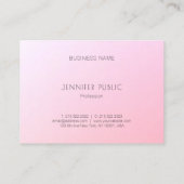 モダンカラフルテンプレートデザインプロフェッショナル 名刺 (裏面)