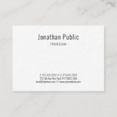 モダンカラフルテンプレート抽象芸術プロフェッショナル 名刺 (裏面)