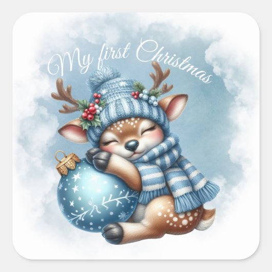 モダンカラフルテーマ スクエアシール (正面)