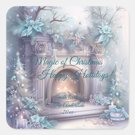 モダンカラフルテーマ スクエアシール (正面)