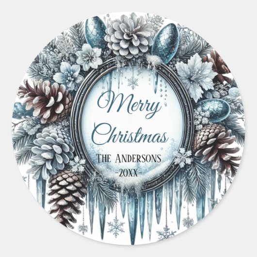 モダンカラフルテーマ ラウンドシール (正面)