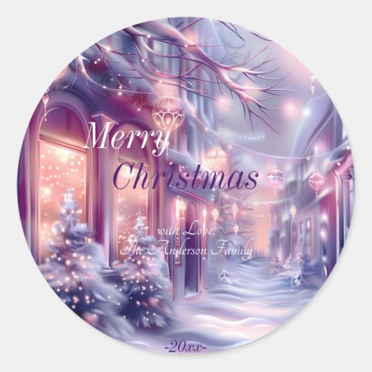 モダンカラフルテーマ ラウンドシール (正面)