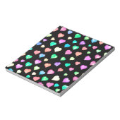 モダンカラフルハート ノートパッド (回転)