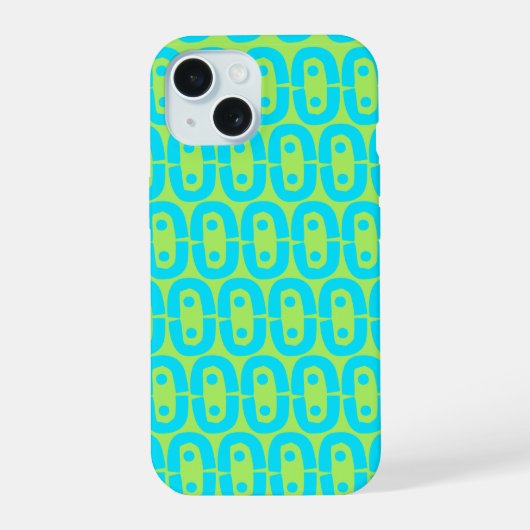 モダンカラフルパターン iPhone 15ケース (裏面)