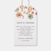 モダンカラフルパンプキン秋 ギフトタグ (正面)