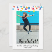 モダンカラフルパーティの招待状 招待状 (正面)