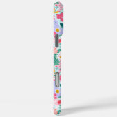 モダンカラフルフラワーガーデンモノグラム Case-Mate iPhoneケース (裏面 / 右)