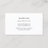 モダンカラフルフルーツ健康コーチ栄養士 名刺 (裏面)