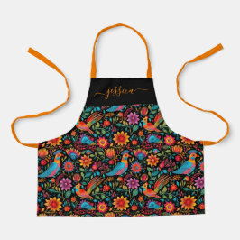 モダンカラフルフローラ名 エプロン