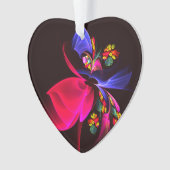 モダンカラフルフローラ抽象芸術のパターン#06 オーナメント (正面)