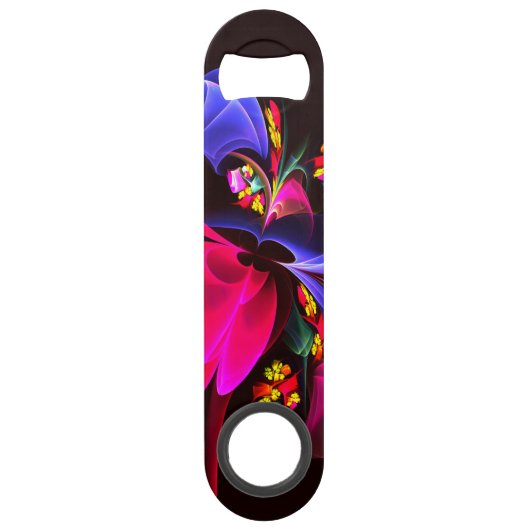 モダンカラフルフローラ抽象芸術のパターン#06 スピード栓抜き (正面)