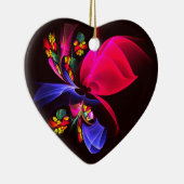 モダンカラフルフローラ抽象芸術のパターン#06 セラミックオーナメント (右)