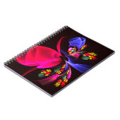 モダンカラフルフローラ抽象芸術のパターン#06 ノートブック (左側)