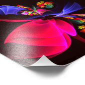 モダンカラフルフローラ抽象芸術のパターン#06 フォトプリント            (角)