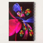 モダンカラフルフローラ抽象芸術のパターン#06 プランナー手帳 (裏面)