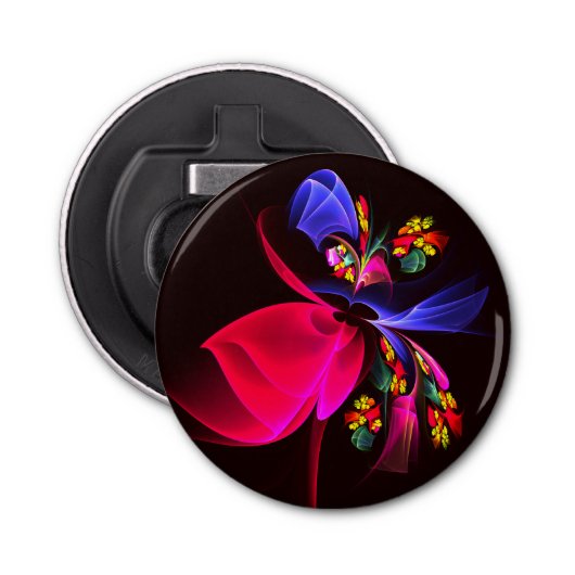 モダンカラフルフローラ抽象芸術のパターン#06 栓抜き (正面)