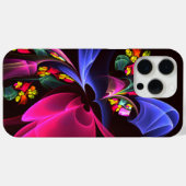 モダンカラフルフローラ抽象芸術のパターン#06 Case-Mate iPhoneケース (裏面 (横))
