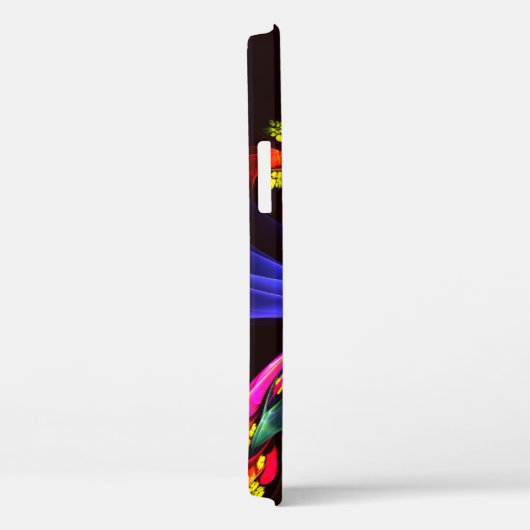 モダンカラフルフローラ抽象芸術のパターン#06 Case-Mate iPhoneケース (裏面 / 右)