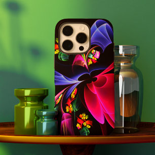 モダンカラフルフローラ抽象芸術のパターン#06 iPhone 16 PROケース