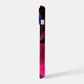 モダンカラフルフローラ抽象芸術のパターン#06 iPhone 15ケース (左側面)