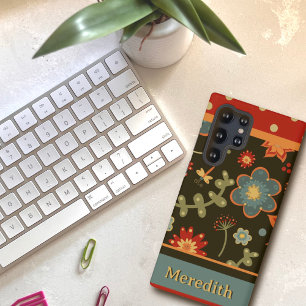 モダンカラフルフローラ SAMSUNG GALAXY S21 ULTRAケース