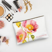 モダンカラフルポピーパーソナライズされたス アクセサリーポーチ