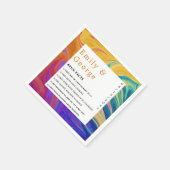 モダンカラフルミニマル抽象芸術 スタンダードカクテルナプキン (角)