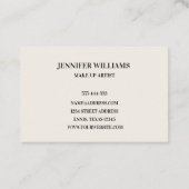 モダンカラフルレインボーグリッターバーストビジネス 名刺 (裏面)