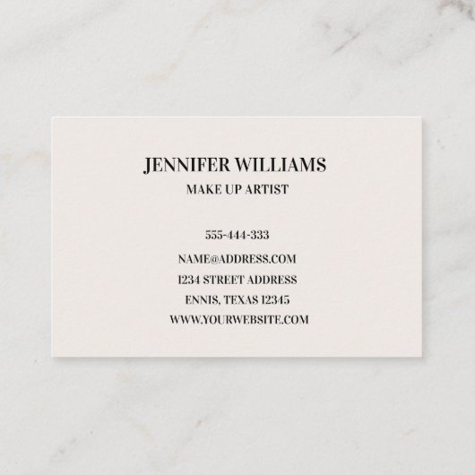 モダンカラフルレインボーグリッターバーストビジネス 名刺 (裏面)