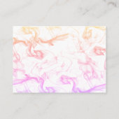 モダンカラフルレインボー結婚ミストテンプレート エンクロージャーカード (裏面)