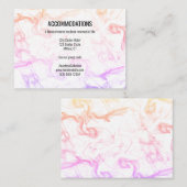 モダンカラフルレインボー結婚ミストテンプレート エンクロージャーカード (正面/裏面)